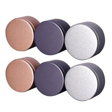 6 pz scatole porta tè latta