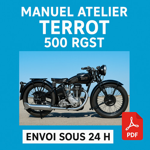 Manuel atelier terrot 500 rgst - atelier,