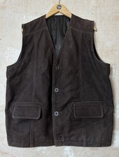 Gilet uomo in pelle / XL /
