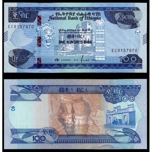 Ethiopia 100 birr 2023 unc - unc,