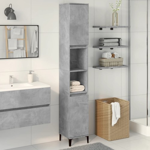 Armadietto bagno grigio - armadietto,