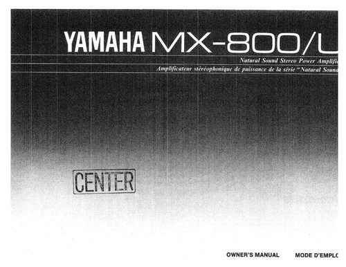 Yamaha 800 amplificatore - yamaha,