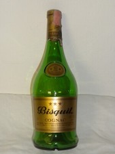 Spirit empty bottle - cognac Bisquit - Bottiglia liquore acquavite vuota