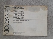 Kenwood TM-741A, TM-641A