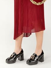 scarpe donna con tacco alto decolte decollete Laura Biagiotti vernice plateau