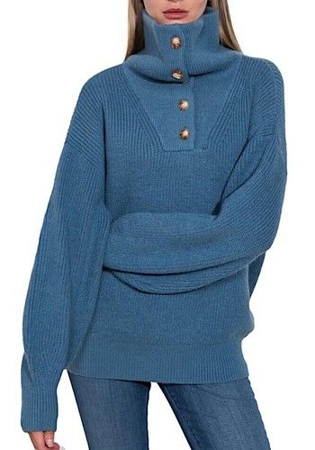 Suéter mujer cuello alto - , polo