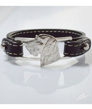 Bracciale cinturino in vera