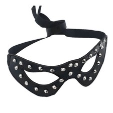 Black Women's Leather Eyeband