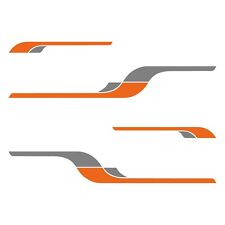 Gesar Adesivo per camper - Strisce Adesive per Camper - Adesivi Decorativi DX/SX