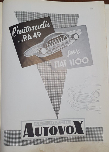 Autovox autoradio fiat 1100 - 1100,