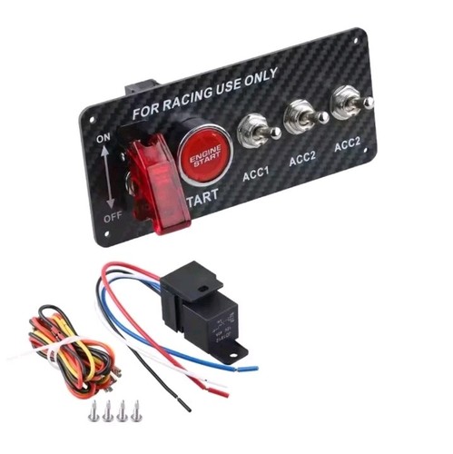 Pulsantiera auto racing led - auto, racing,