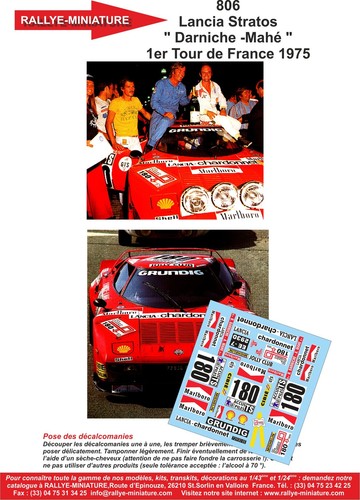 Decals ref 0806 lancia - 0806,