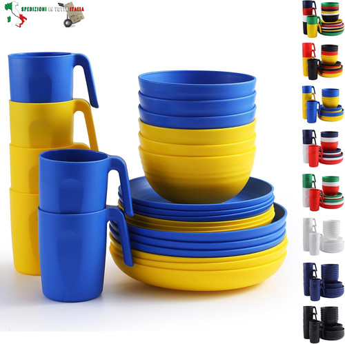 Set stoviglie plastica - di, in