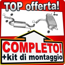 Scarico Completo per VW TOURAN 1.6 FSI Marmitta