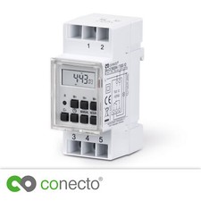 Digitale Orologio a Interruttore per Guida Fusibile Quadro di Comando Montaggio