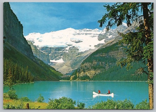 Cartolina lake louise - cartolina, canadian