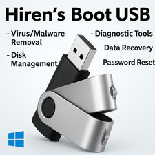 ?️ USB RIPARA PC - Hiren's BootCD PE - Recupero Dati, Virus, Password, Windows