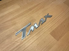 TMAX targhette stampa 3D Logo adesivo moto in rilievo silver