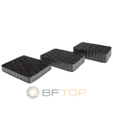 Tampone in gomma rettangolare per ponte sollevamento spessore per sollevatore