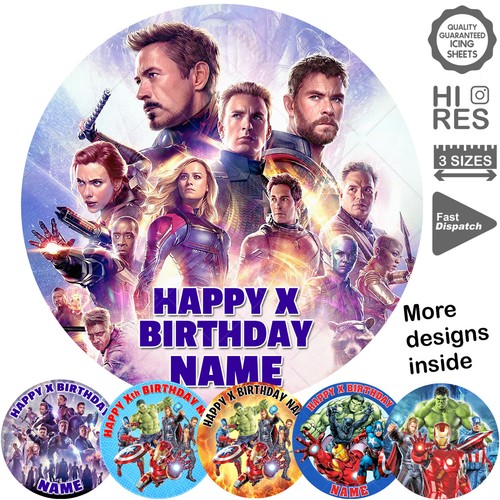Cake topper marvel - cake,
