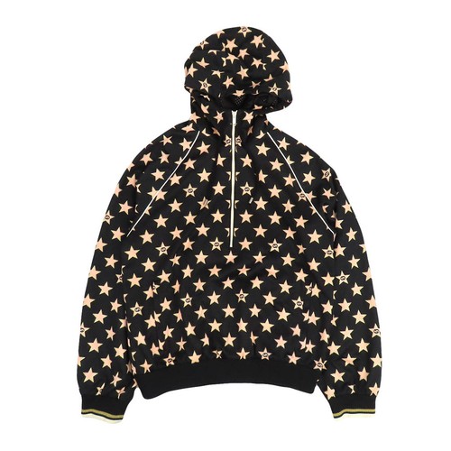Felpa con cappuccio mezza zip
