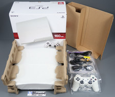 NUOVA console Sony PlayStation 3 PS3 CECH 3000A LW Classic bianca 160 GB F/S ...