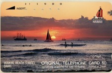 Scheda telefonica waiki beach - telefonica,