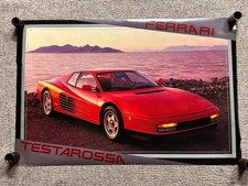 Ferrari Testarossa Poster 1987