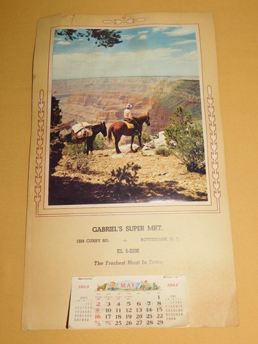 Calendario parete vintage - calendario, da