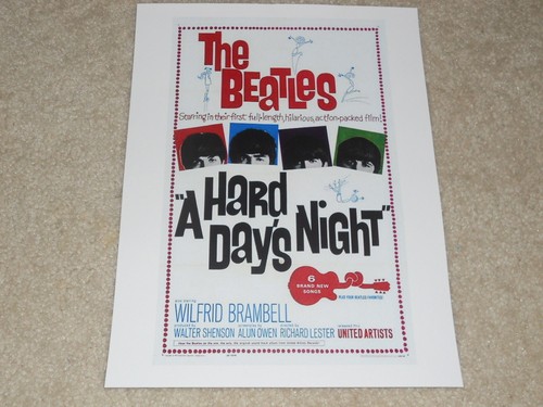 Mini poster beatles hard - a,