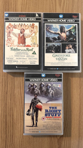 Warner pre cert vhs - warner,