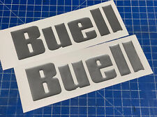 2 Adesivi Resinati Sticker 3D BUELL Style Serbatoio tutti i colori