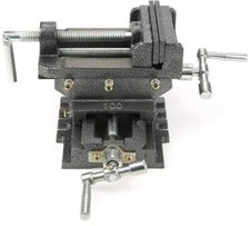 Morsa a Croce 100mm 4" 100 mm Regolabile Ganasce per Trapano a Colonna da Banco