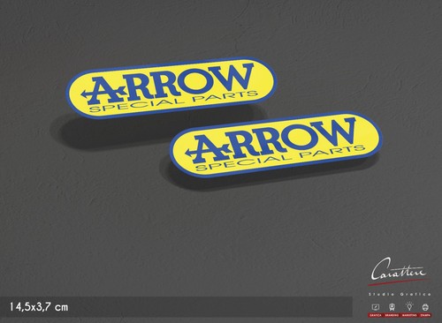 Coppia adesivi sagomati arrow - adesivi,