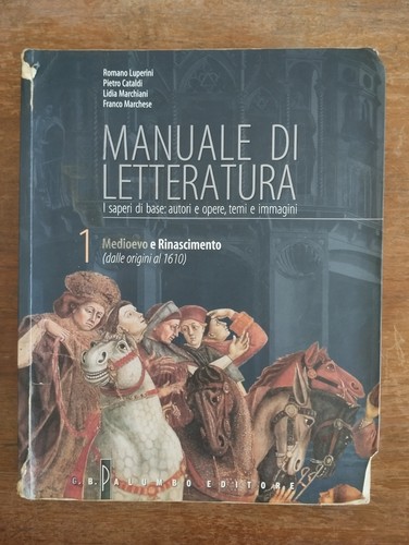 Manuale letteratura 1 - manuale,