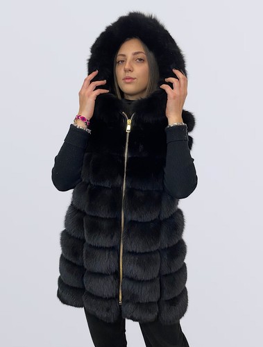 Gilet volpe nero - volpe,