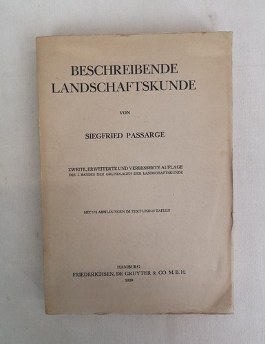 Beschreibende landschaftskunde - beschreibende,