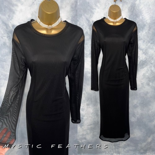 Abito lungo nero maternity - lungo,