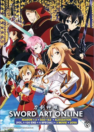 Dvd sword art - sword, online