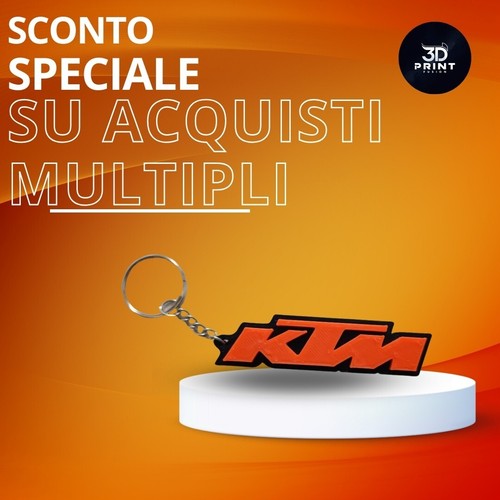 Portachiavi ktm personalizzato - portachiavi,