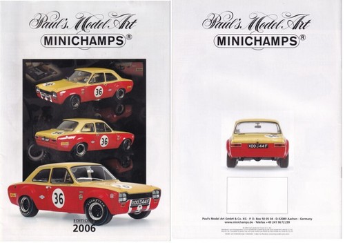 Modellino auto book booklet