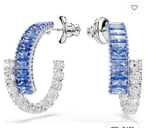 Orecchini cerchio swarovski - orecchini, a