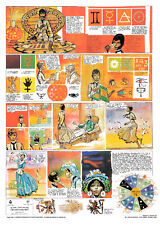 PRATT POSTER IL SEGNO ZODIACALE CORTO MALTESE  NON FIRMATO