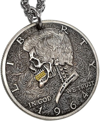 Collana vintage teschio - collana,