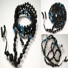 Collana nodo nappa pietra