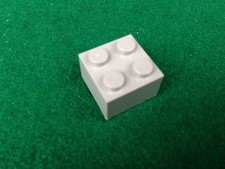 LEGO (3003) 2x2 - GRIGIO CHIARO LIGHT GREY , 2 Mattoncini Brick Basic Steine