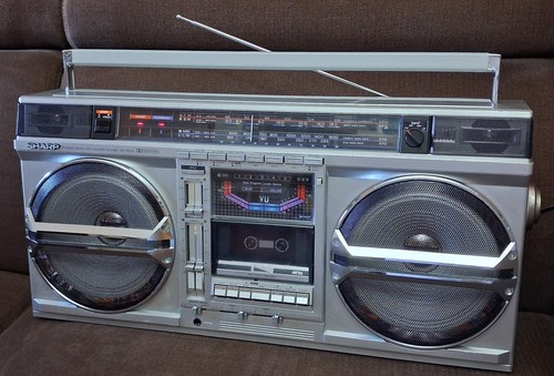 Sharp 9000h boombox - sharp,