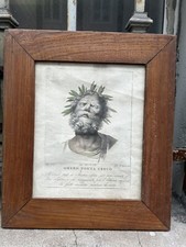 VECCHIA STAMPA OMERO CON