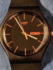 Swatch New Gent - SUOB704 - Dark Rebel  Mai Indossato Perfetto 