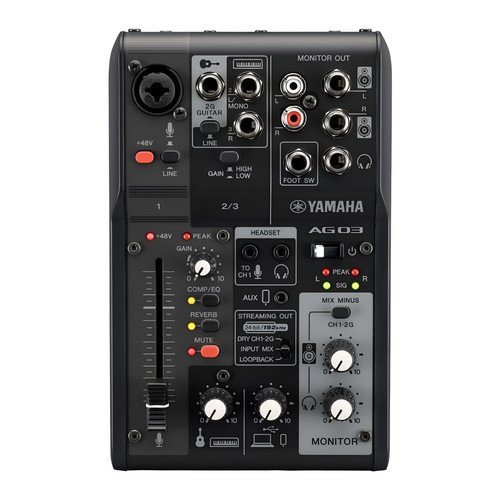 Yamaha ag03mk2 live - yamaha, streaming